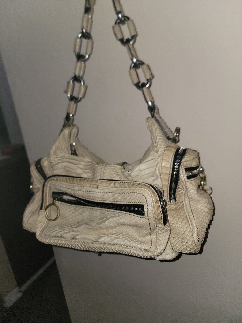 Chloe python shoulder bag